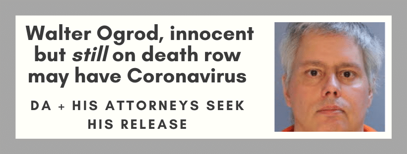 Why is an innocent man still on death row and who’s responsible if he dies there?
